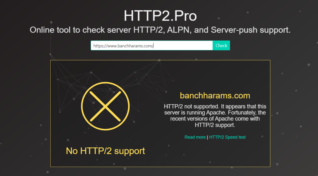 HTTP2 support tool