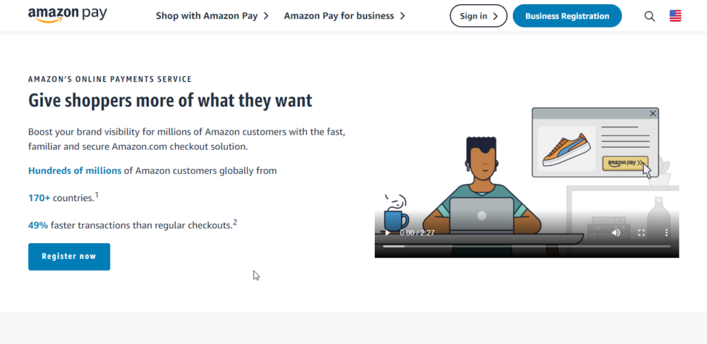Amazon Pay About us page