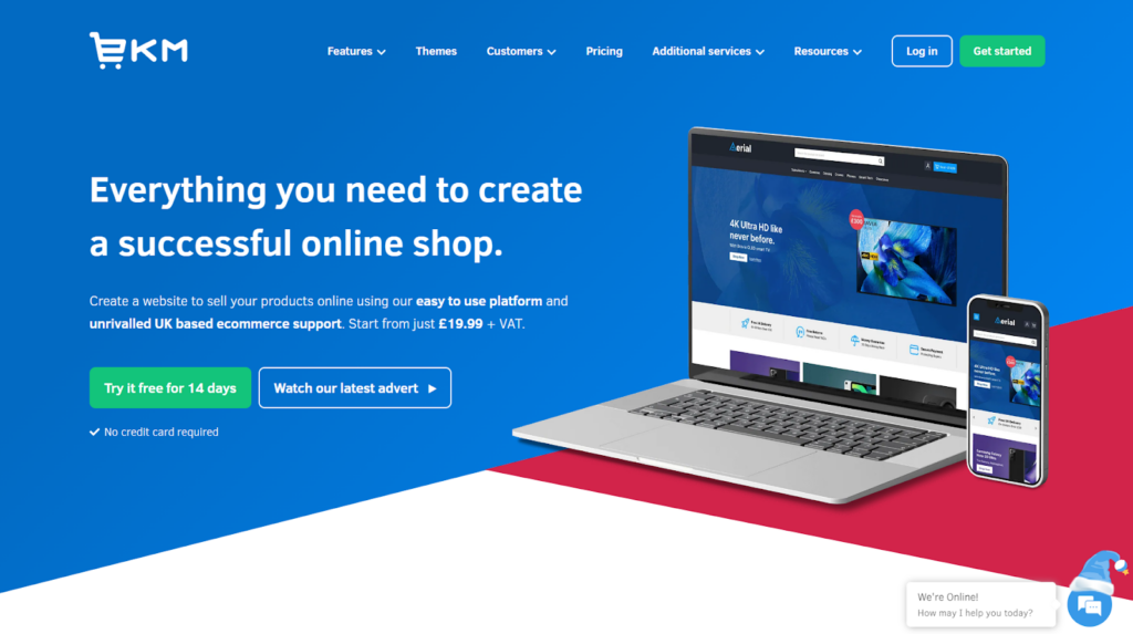 EKM eCommerce platform for small business
