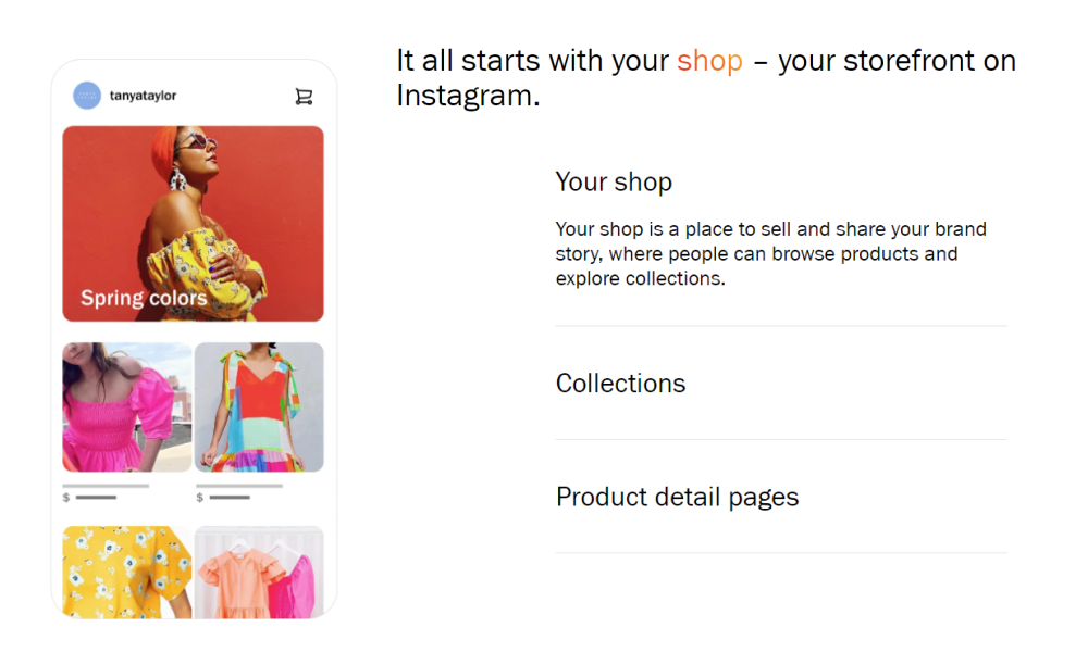 Instagram live shopping - social commerce industry