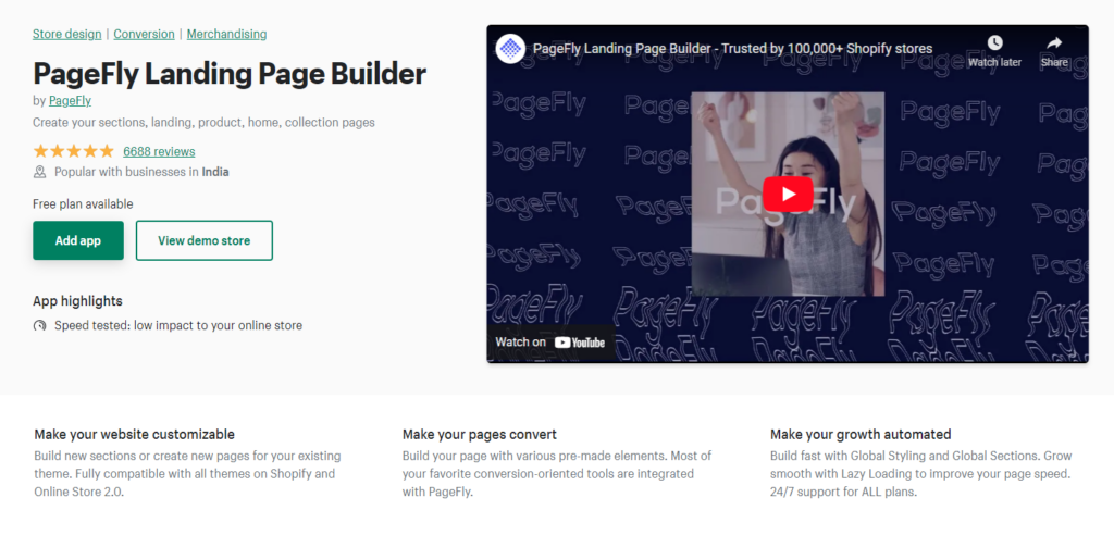 PageFly Landing Page Builder