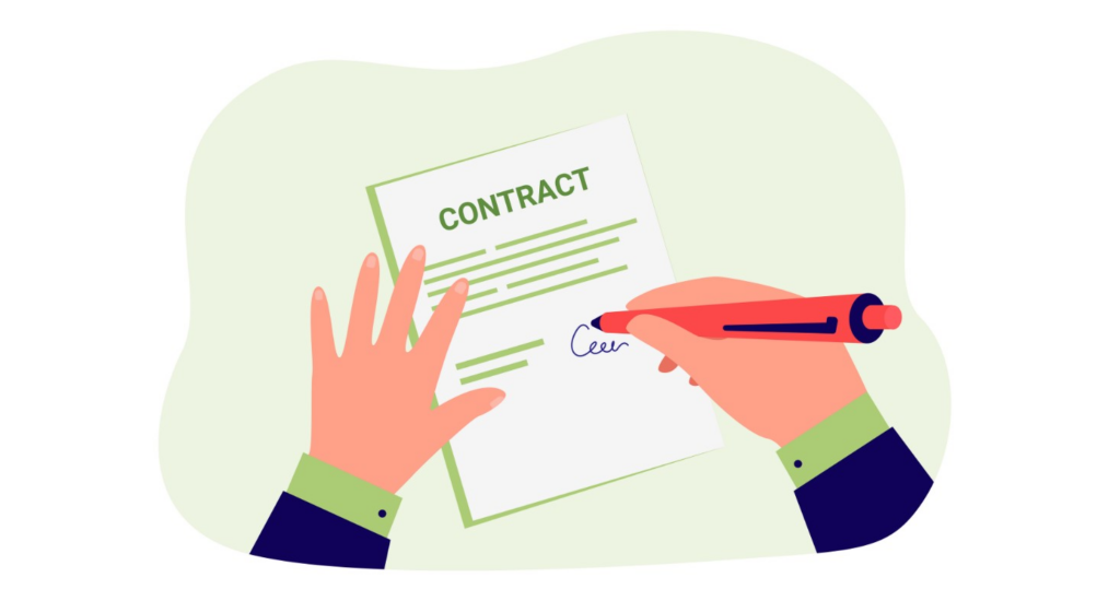 Prepare and Sign the Contract - Onboarding Process of Shopify Experts