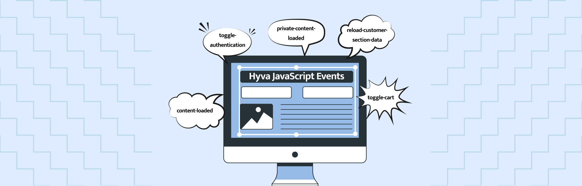 List of Useful Hyva JavaScript Events.