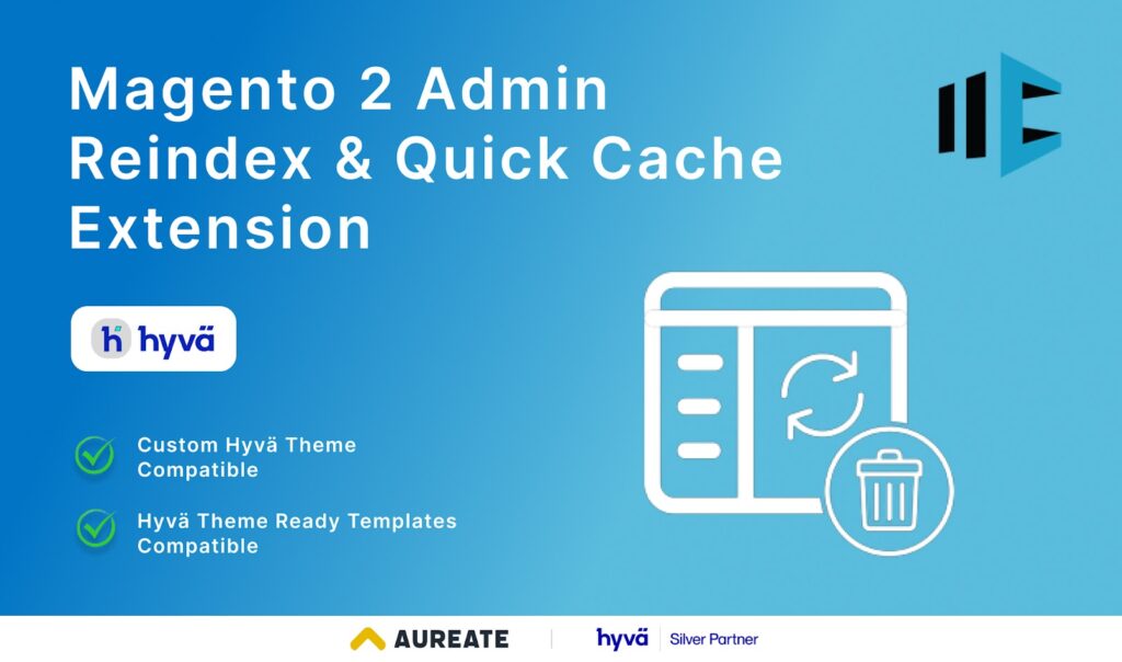 Magento 2 Admin Reindex & Quick Cache Extension by MageComp