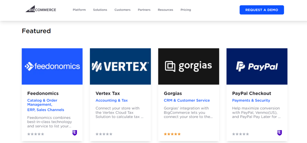 BigCommerce Apps Collection