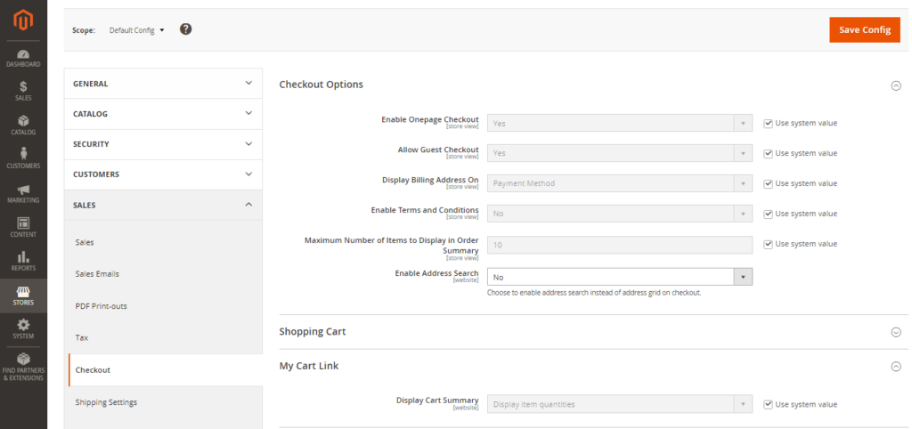 Checkout Options in Magento 2