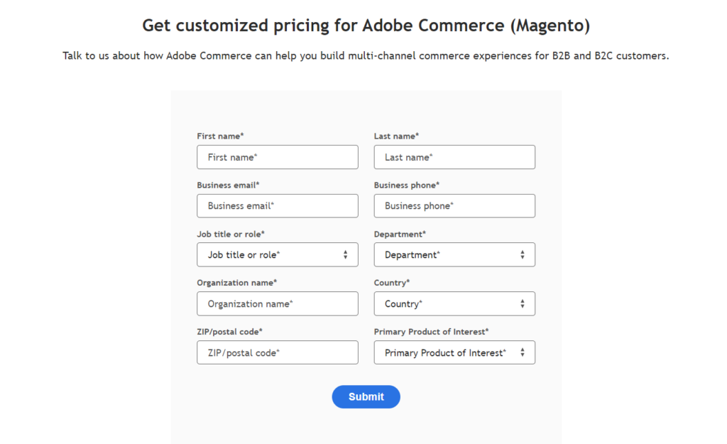 How to Get Customized Quote from Adobe Commerce