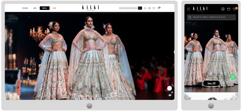 Kalki Fashion - Magento Website Examples