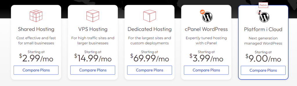 Pricing Packages - InMotion