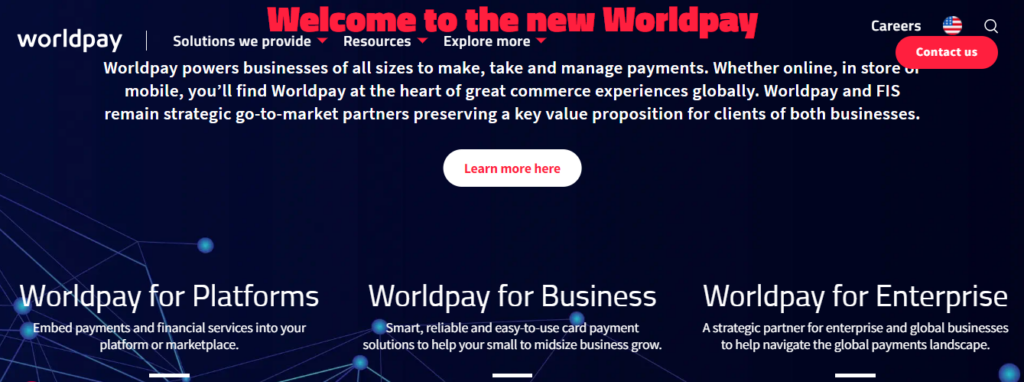 Worldpay (FIS) - Payment Gateway Solution in USA