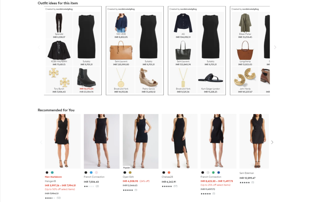 Example of Upselling and Cross-selling on Magento Store