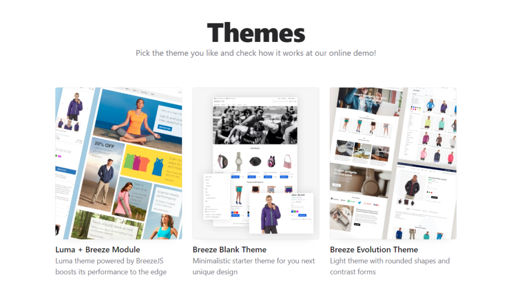 Breeze Module, Blank Theme & Pre-designed Theme