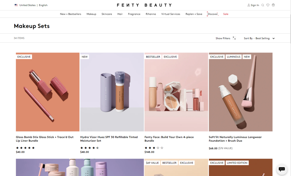 Product Bundles by Fenty Beauty