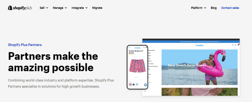 Shopify Plus Partner Program