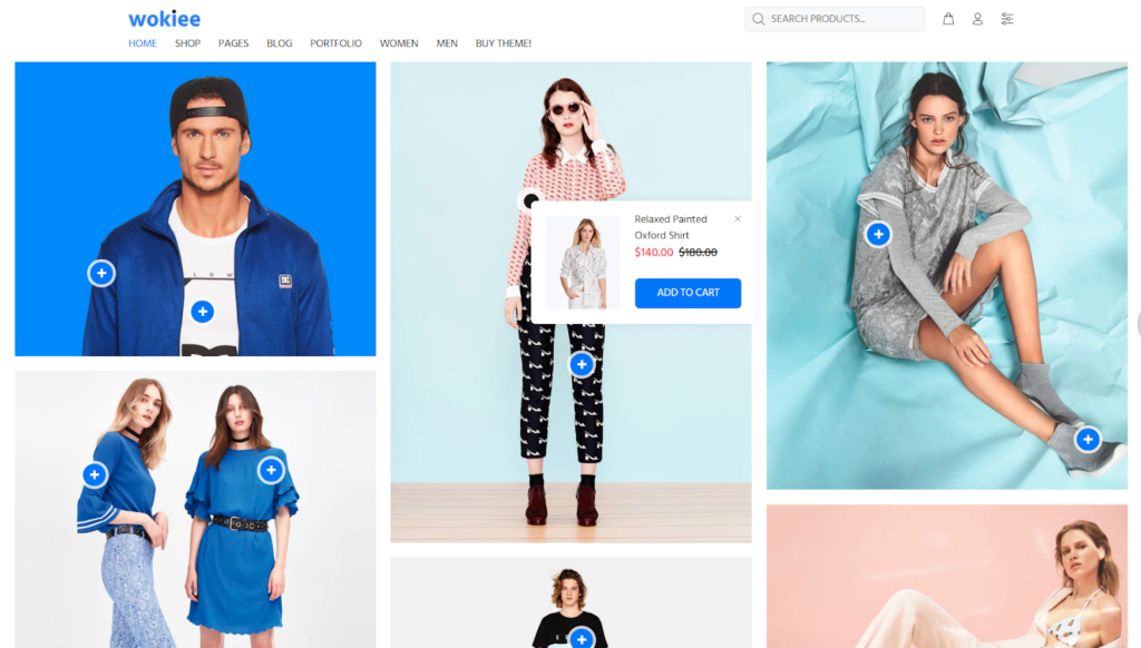 Wookie – one of the best fashion themes for Shopify