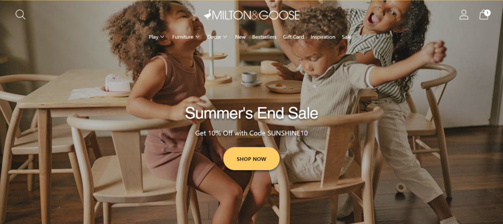 Milton & Goose - Best Shopify Toy Stores