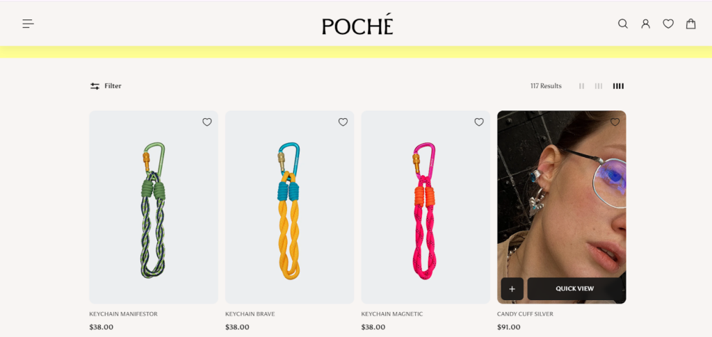 POCHÉ - collection page