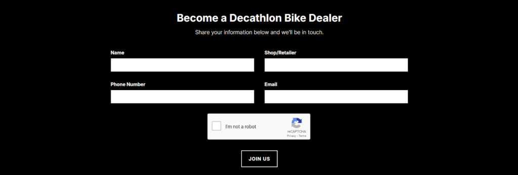 CRO Inspiration from Decathlon — Dealership Form