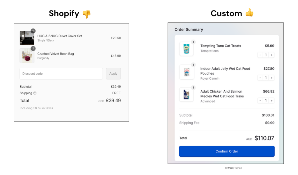 Order Summary Customization - Shopify Plus Checkout