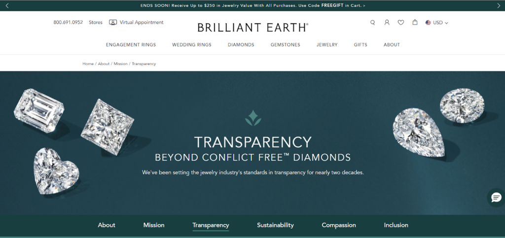 Brilliant Earth - Promoting Ethical Sourcing & Sustainability