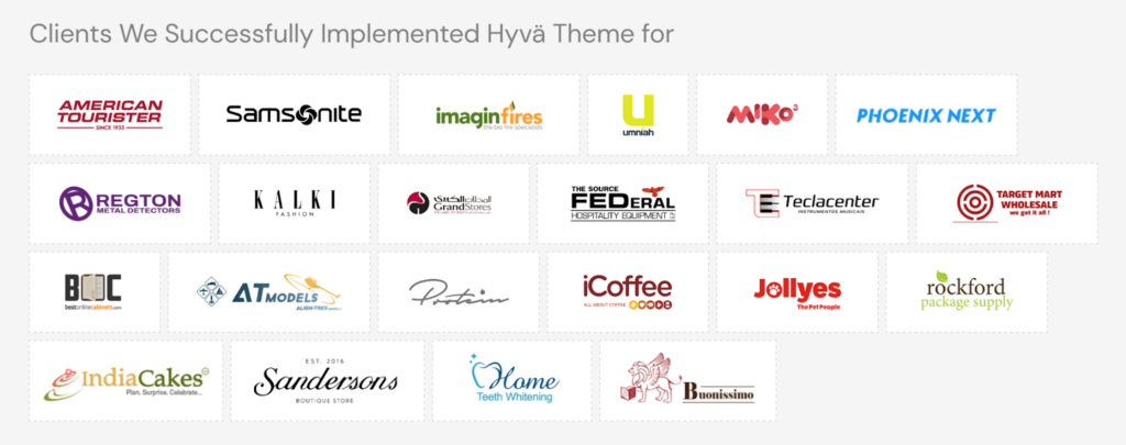 Hyva Theme Clients – Aureate Labs