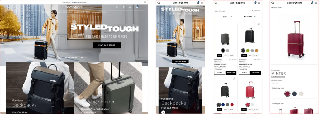 Samsonite Custom Theme Development Hyva Projects