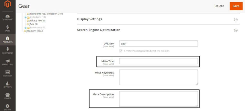 Adding Meta Title and Meta Description on Magento Category Page