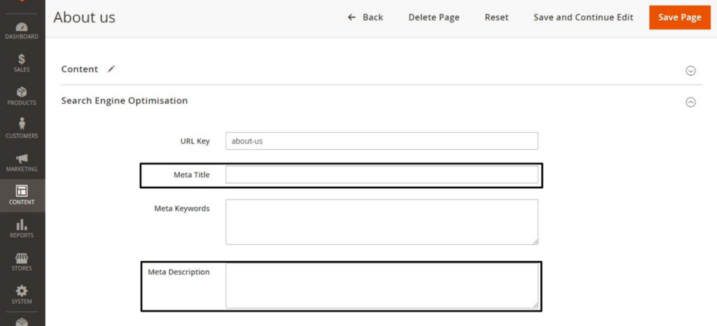 Adding Meta Title and Meta Description on Magento Product Page