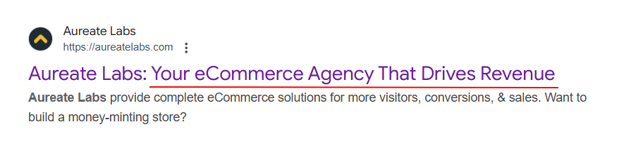 Aureate Labs e-commerce agency