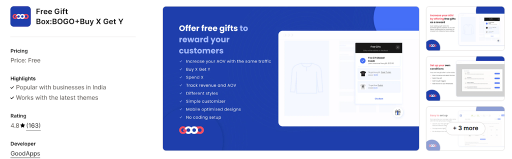 Best BoGo Apps for Shopify Free Gift Box BOGO Buy X Get Y