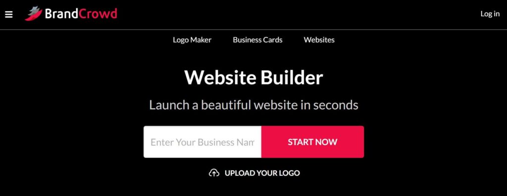 BrandCrowd website builder image