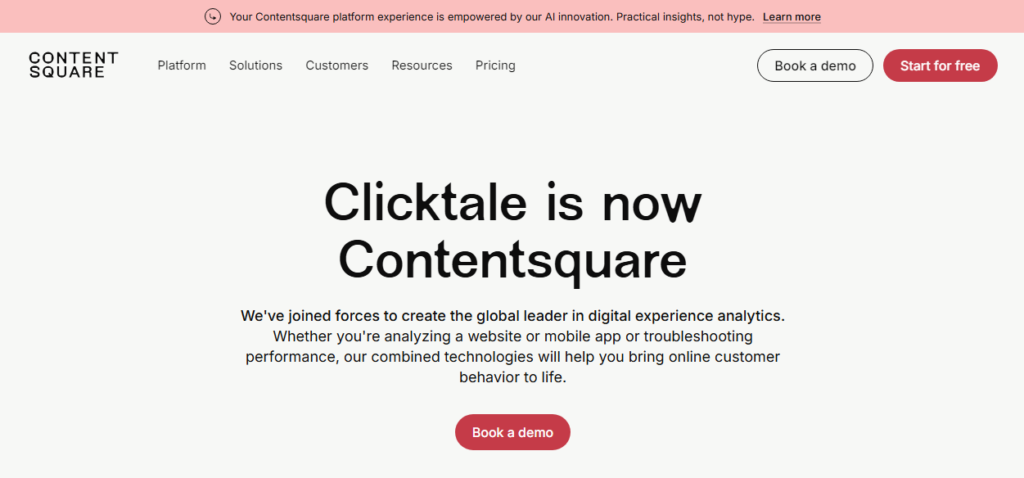 Clicktale - Contentsquare