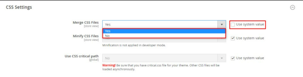 Merging and Minifying CSS Files in Magento Store