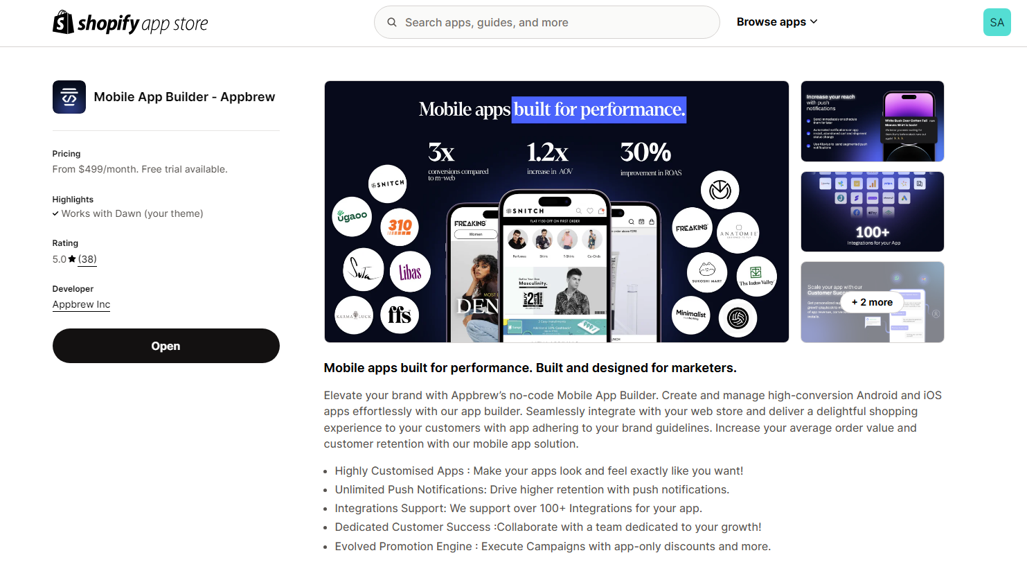 Turn Your Shopify Store into a High-Performance Mobile App — No Coding ...