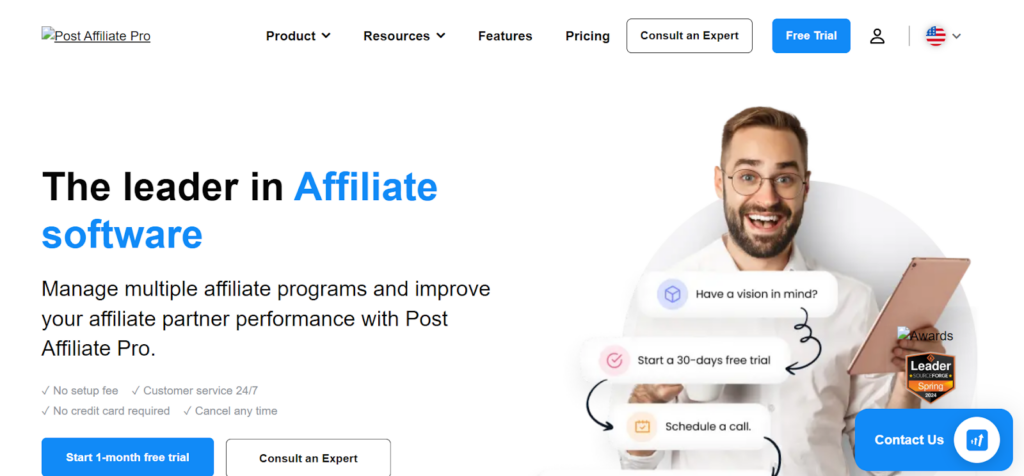 Post Affiliate Pro Marketing App