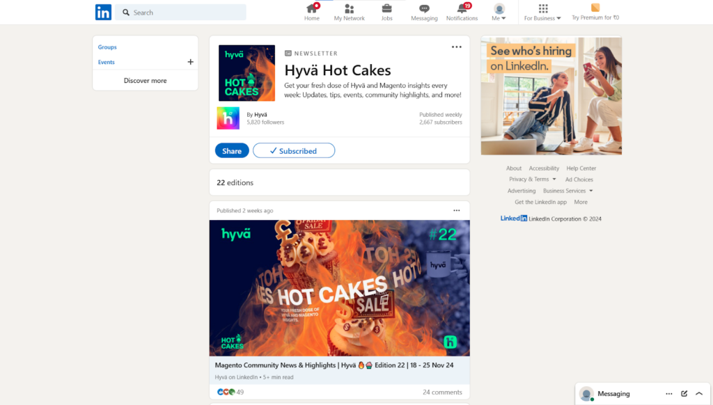 Hyvä Community Resources - Hyva Newsletter - Hyva Hot Cakes