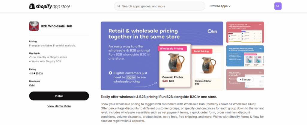 B2B Wholesale Hub