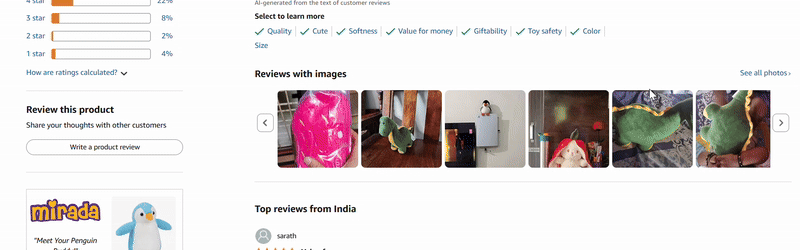 Key Features for eCommerce Toy Stores - Customer Reviews and Ratings