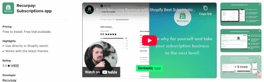 Recurpay: Subscriptions App
