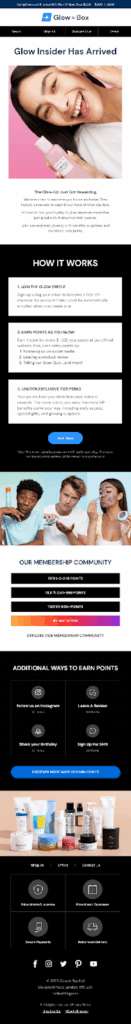 Membership mail template