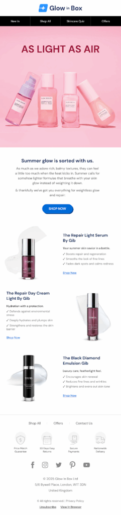 Product specific