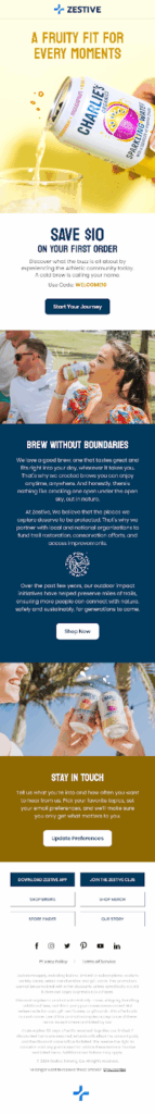 Welcome offer templates