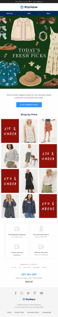 sale email templates