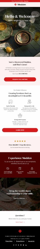 welcome email templates