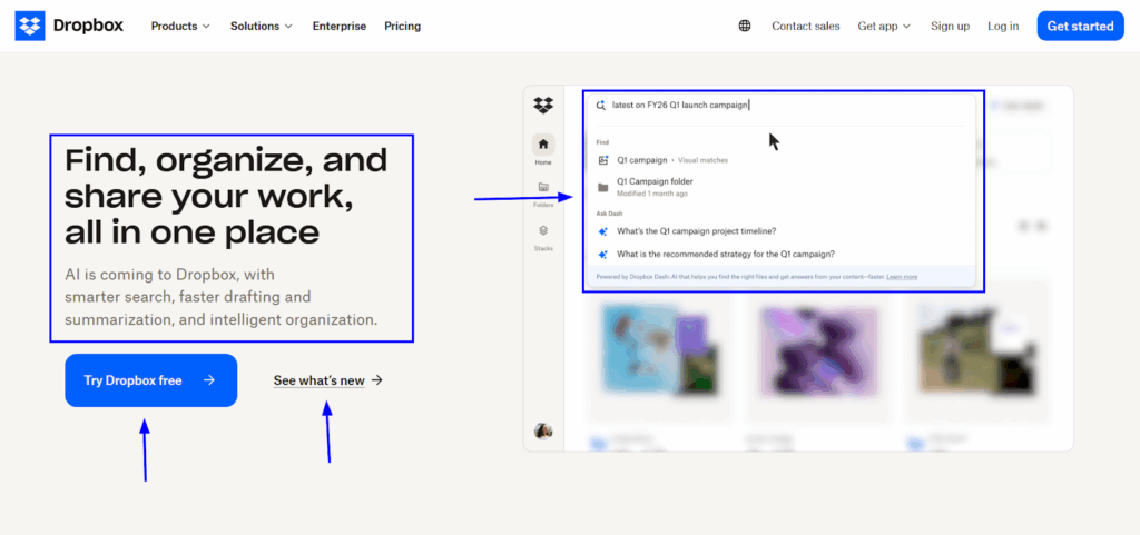 Dropbox- Example for Conversion Rate Optimization