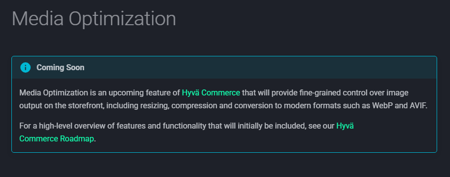 Media optimisation