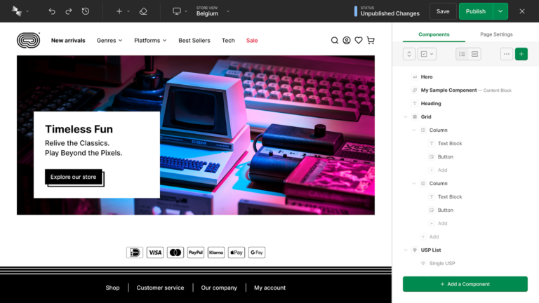 new Hyvä CMS transforms