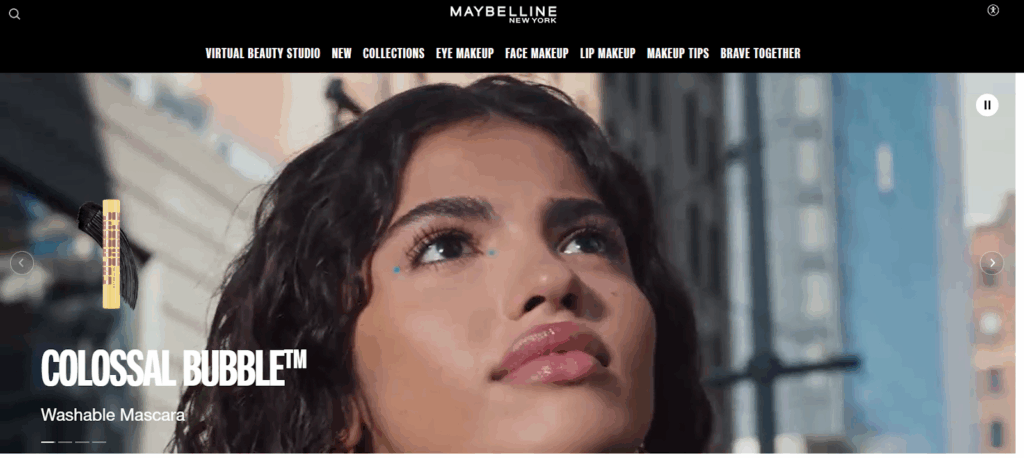 Maybelline Homepage