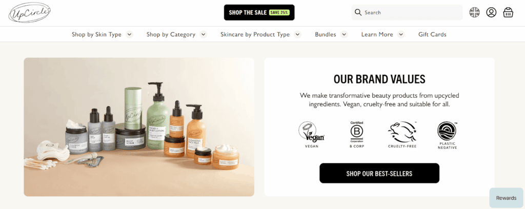 Eco-friendly ecommerce