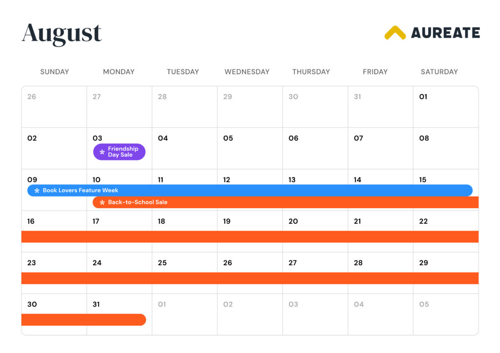 August 2026 Marketing Calendar